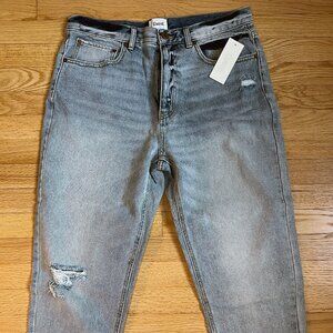 Elwood Cobain Denim Cropped Jeans / AGED LIGHT INDIGO / 32